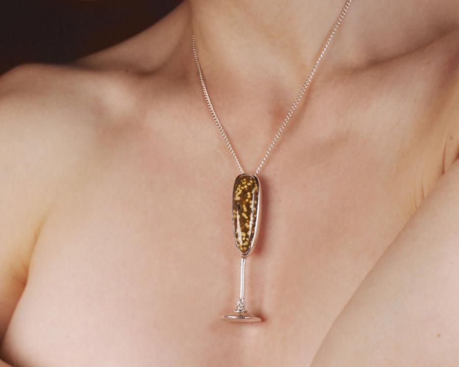 Bubbligt Jaspis hänge