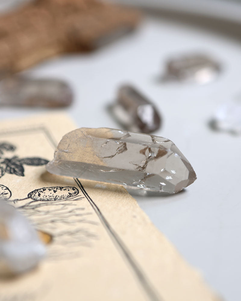 Lemurian Smokey Quartz Crystal 23 gr