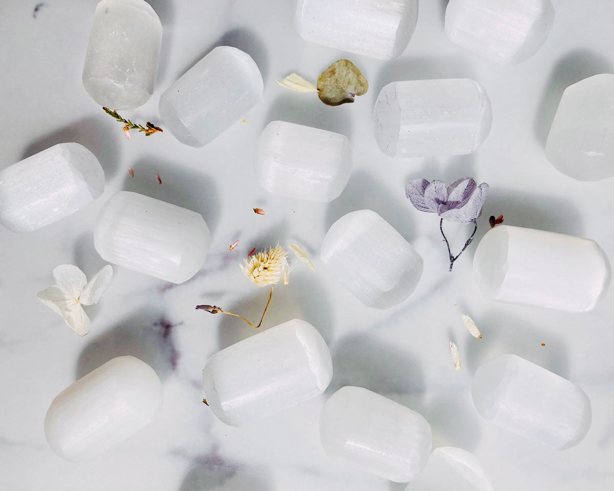 Tumbled Selenite