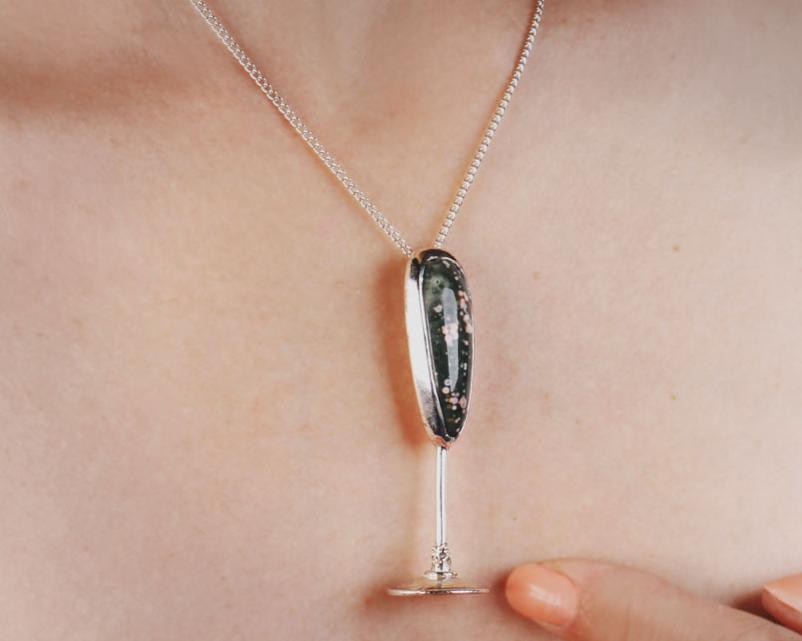 Bubbly Jaspis pendant