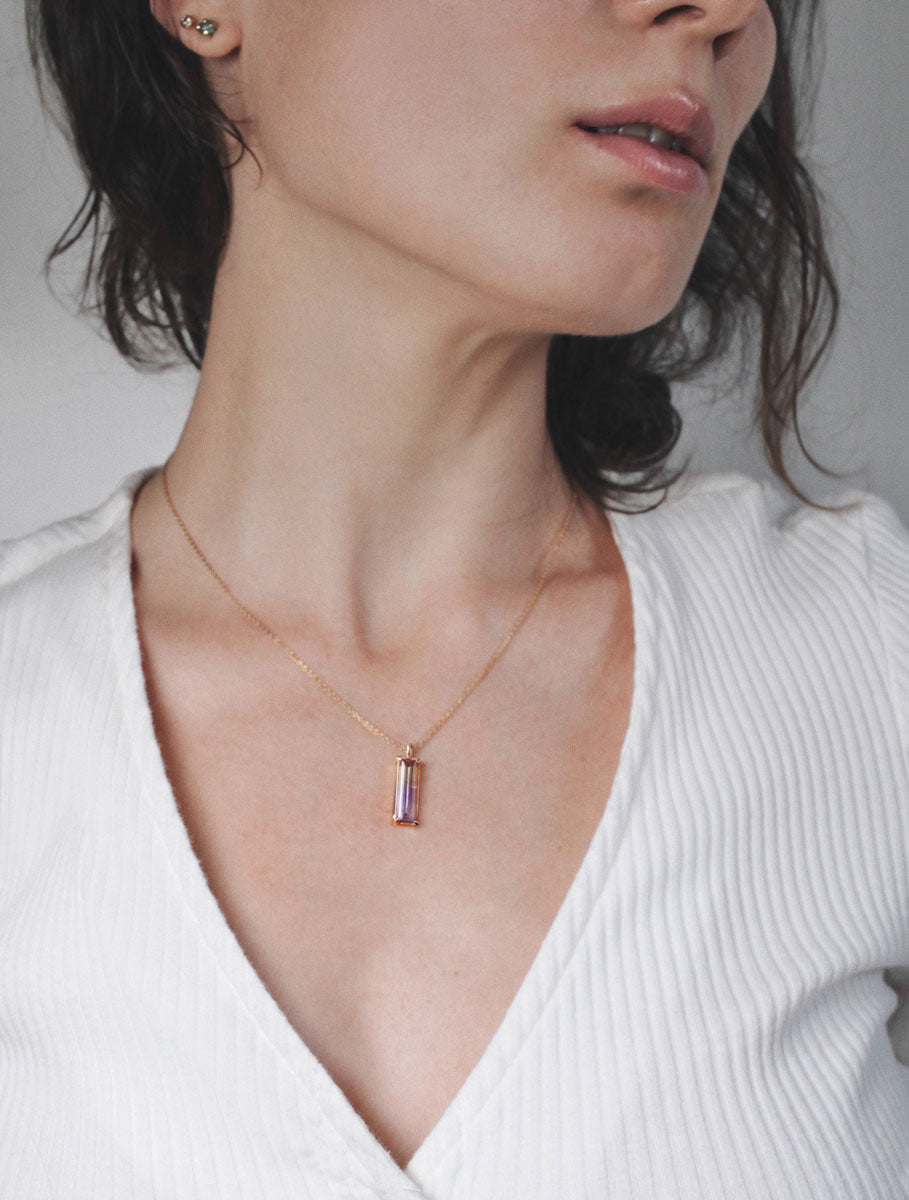 Ametrine Gold pendant