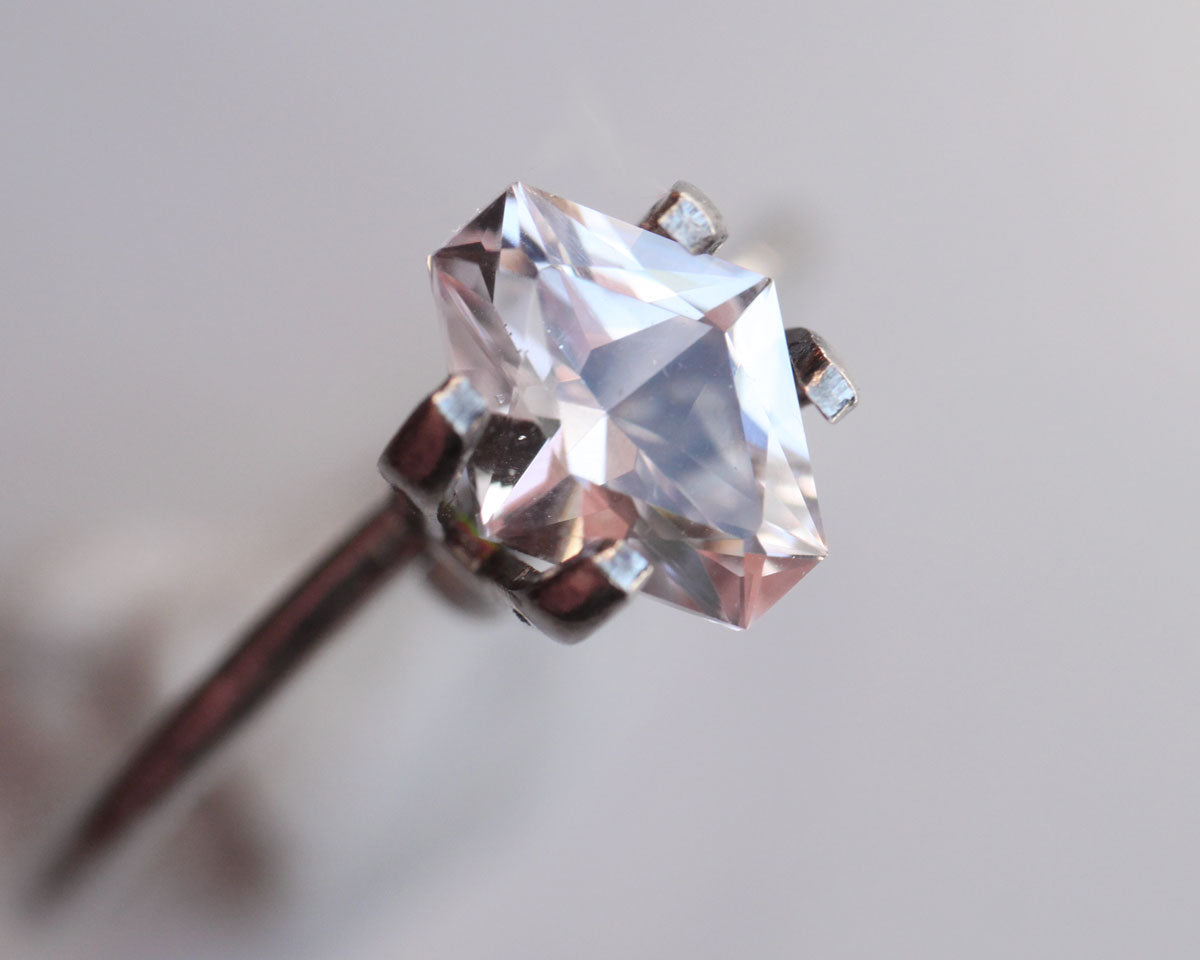 Morganite Crystal Flower 8mm 0.93 ct