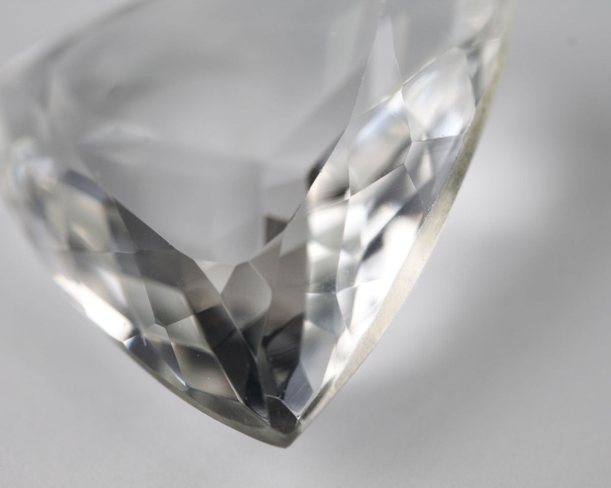 Bergkristall Trilliant 18mm 13,5 ct