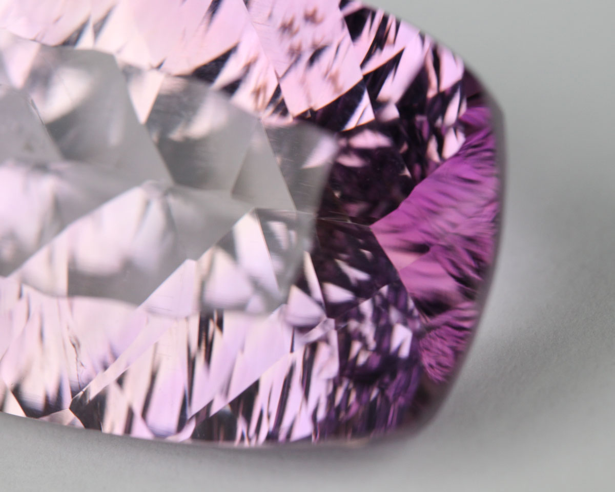 Amethyst Concave rounded rectangle 26mm 19 ct