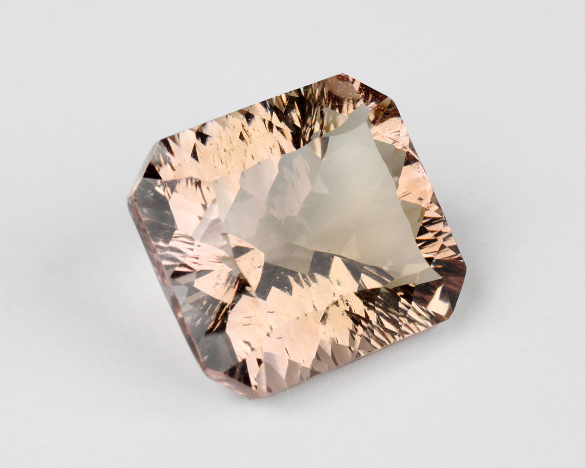 Ametrin konkav oktagon peach 16mm 16 ct