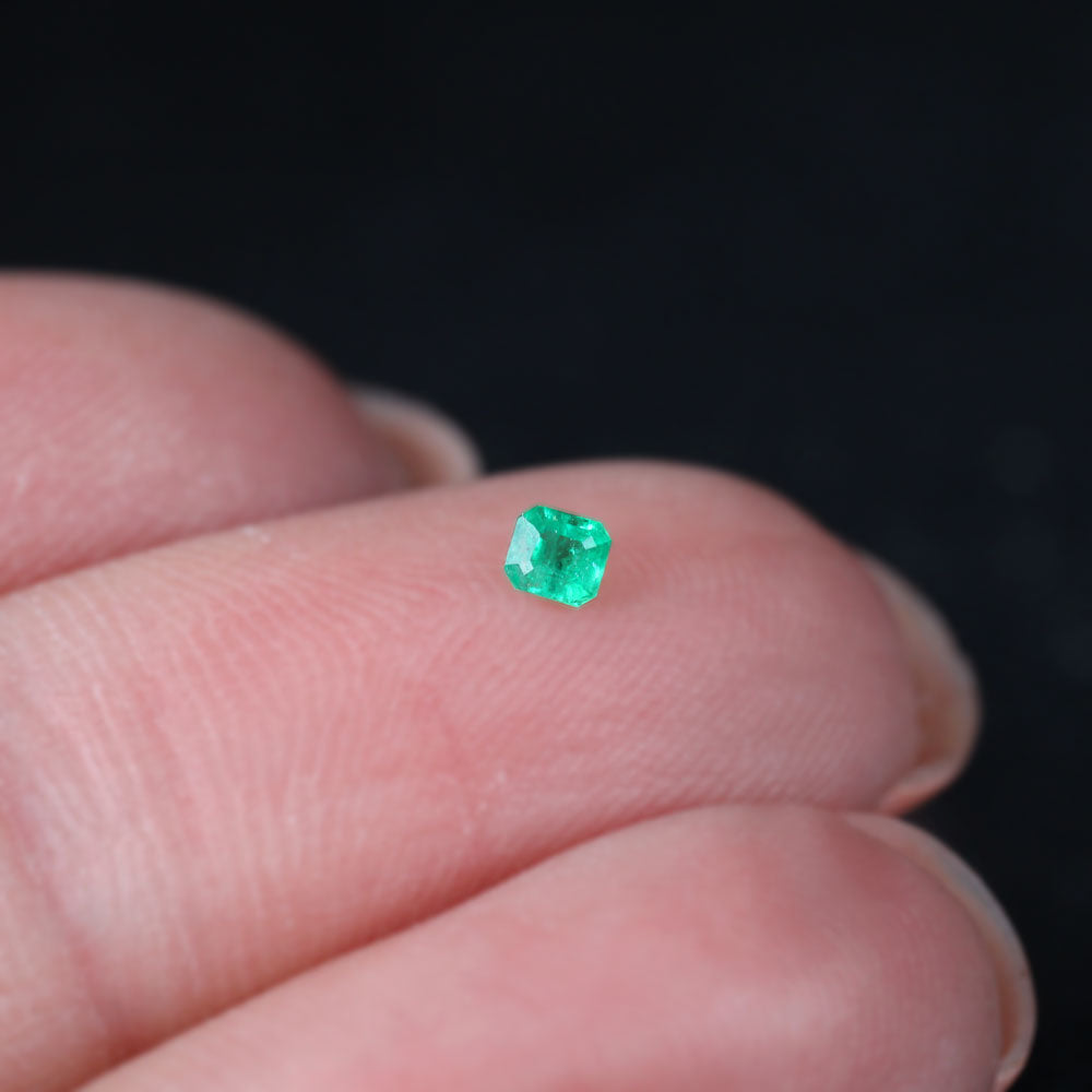Shakiso Emerald rectangular stepcut 0.08 ct