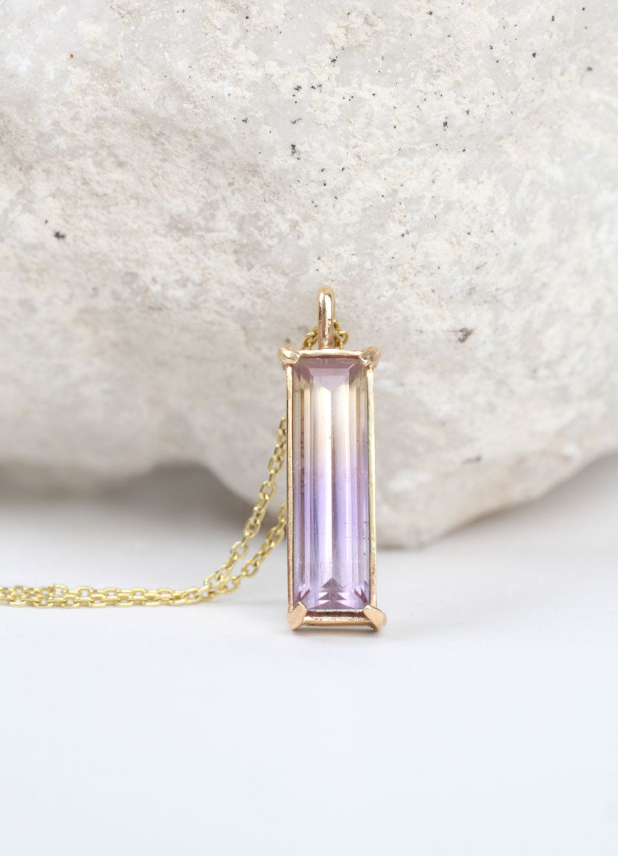 Ametrine Gold pendant