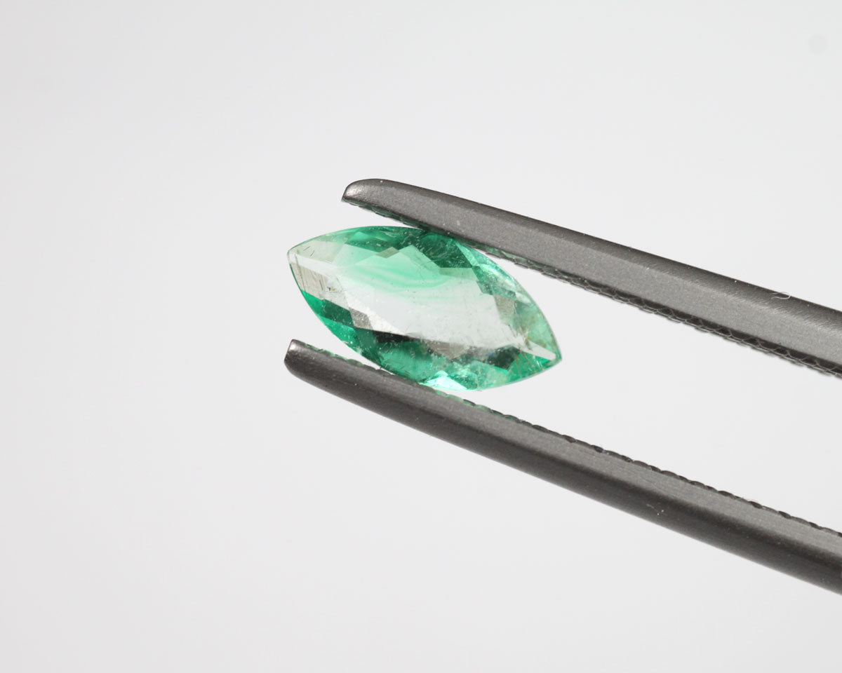 Shakiso Goshenite/Emerald Marquise 0.4 ct