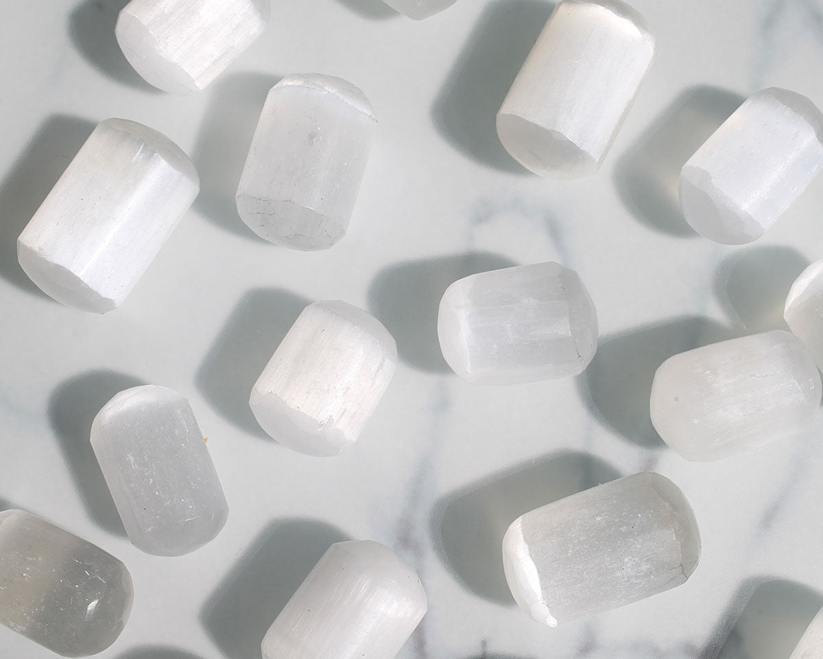 Tumbled Selenite