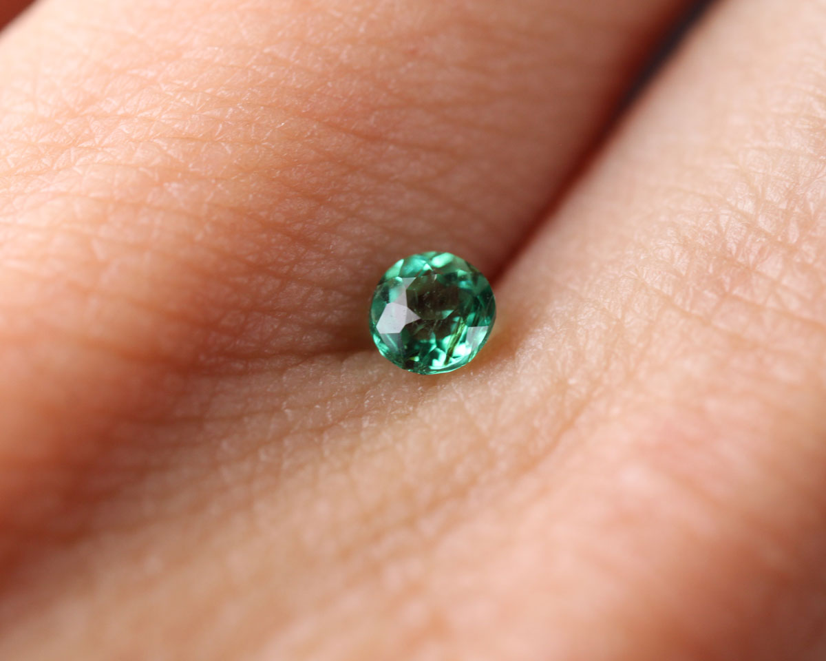 Shakiso Emerald round 0.15 ct