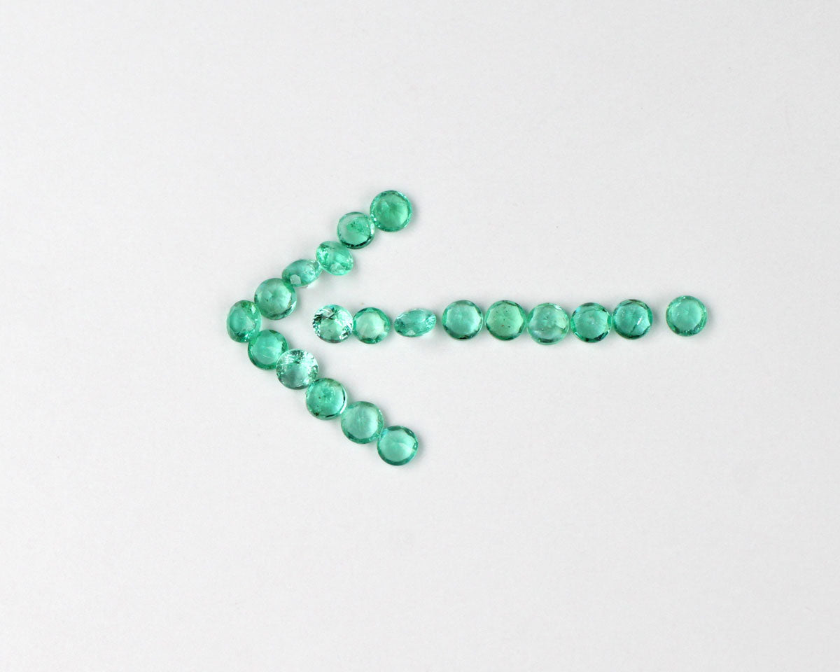 Calibrated Shakiso Emerald 2 mm