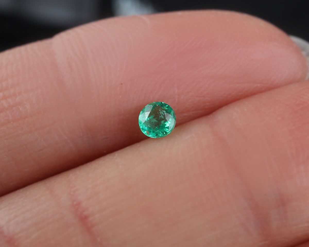 Shakiso Emerald round 0.15 ct