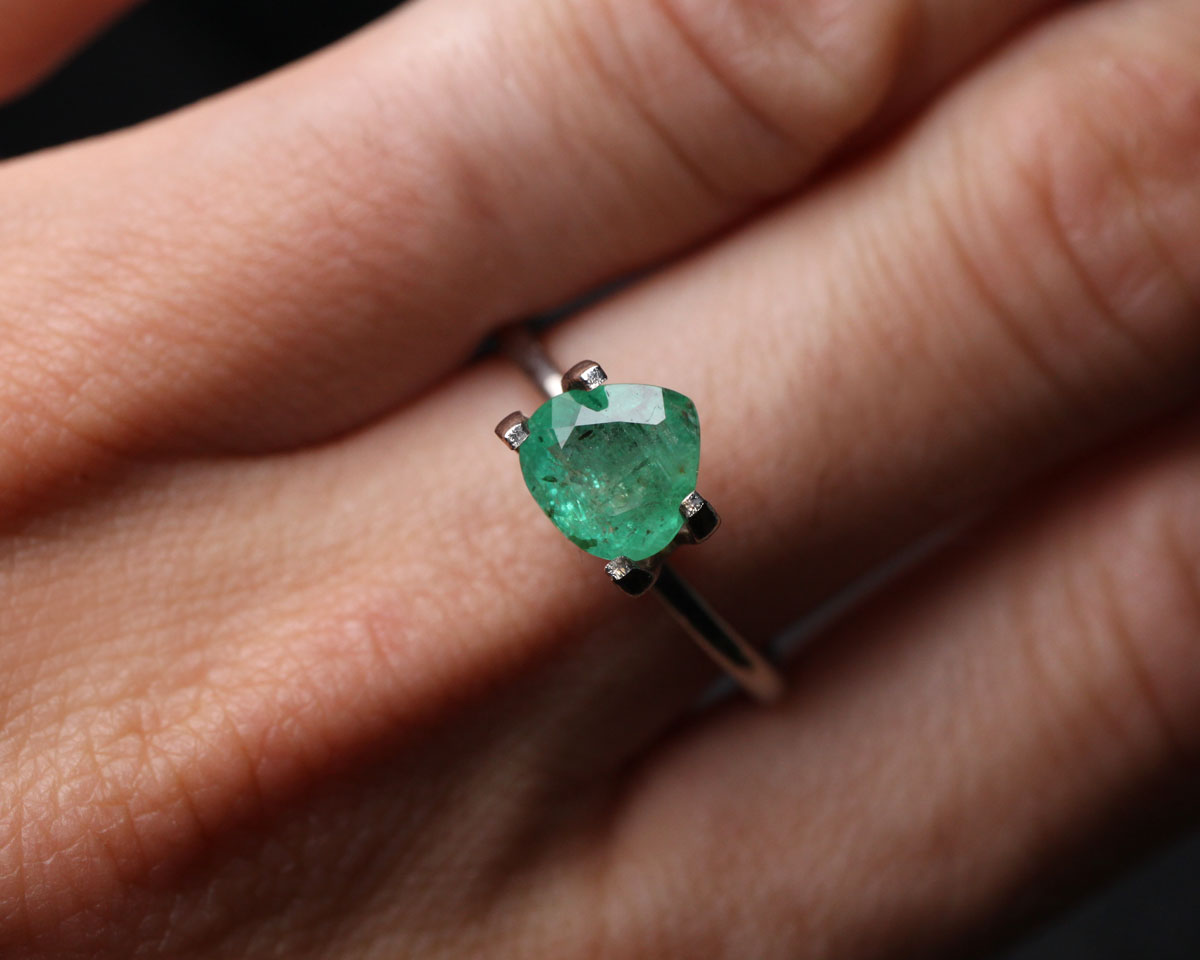 Shakiso Emerald pear 1.11 ct
