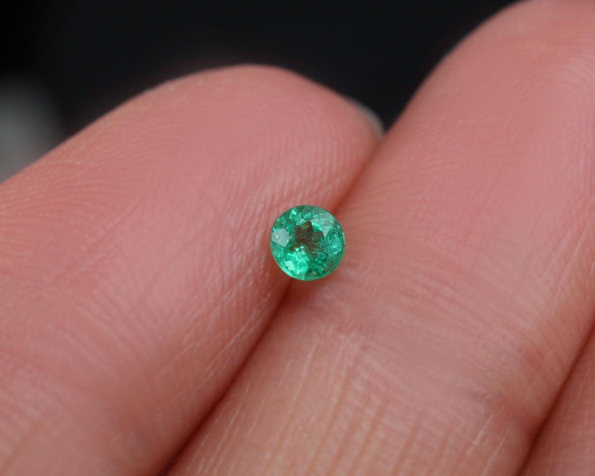Shakiso Emerald round 0.15 ct