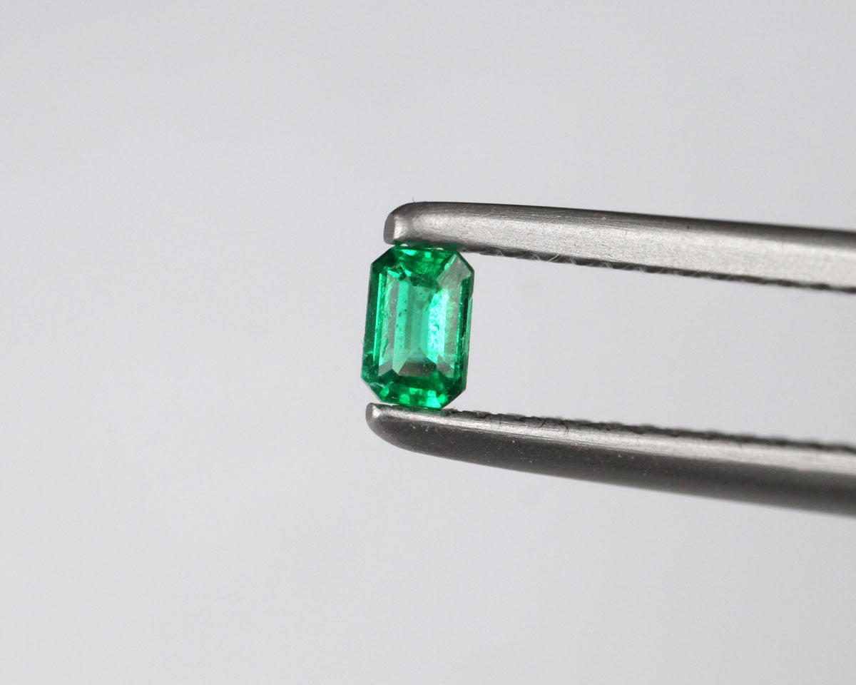 Shakiso Emerald 0.12 ct emerald cut