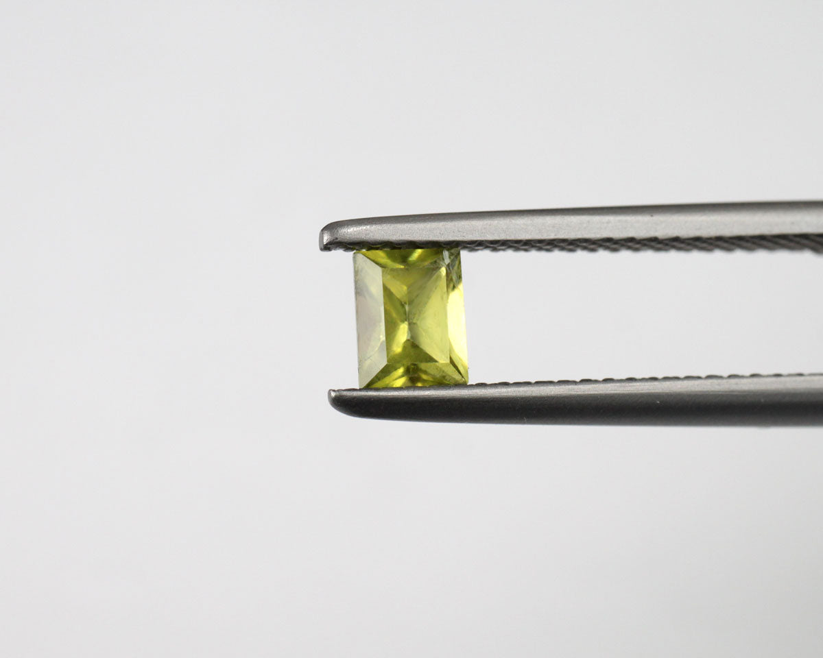 Peridot 0,5 ct rektangel