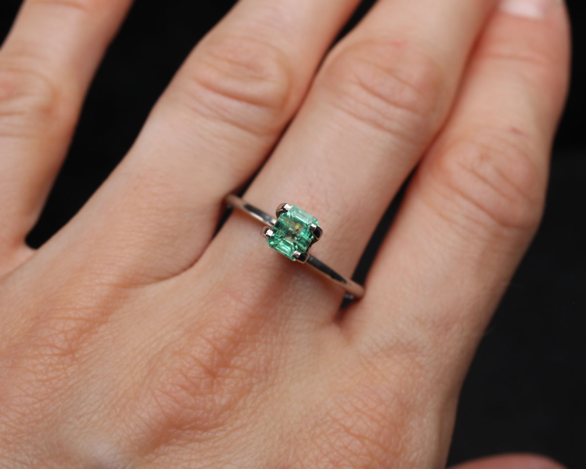 Shakiso Emerald 0.74 ct emerald cut