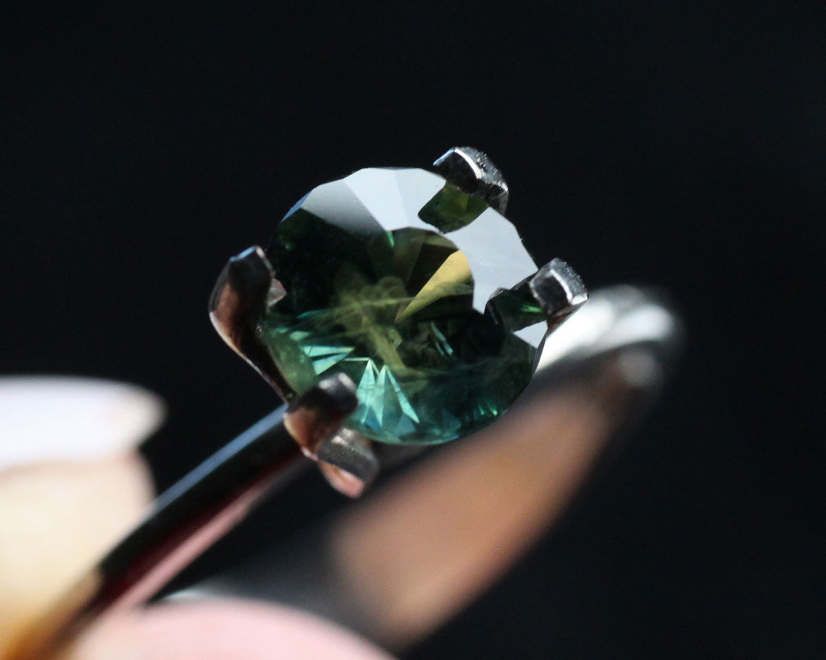 Sapphire round 7 mm 1.38 ct