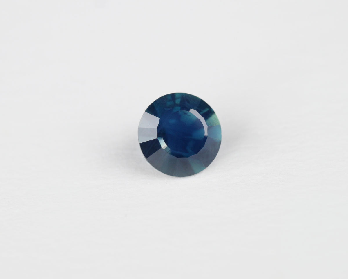 Safir blå rund 4,5 mm 0,46 ct