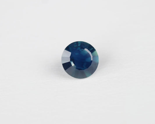 Safir blå rund 4,5 mm 0,46 ct