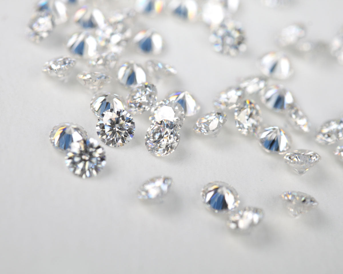 Diamant Vit rund 2 mm 0,03 ct Labbodlad