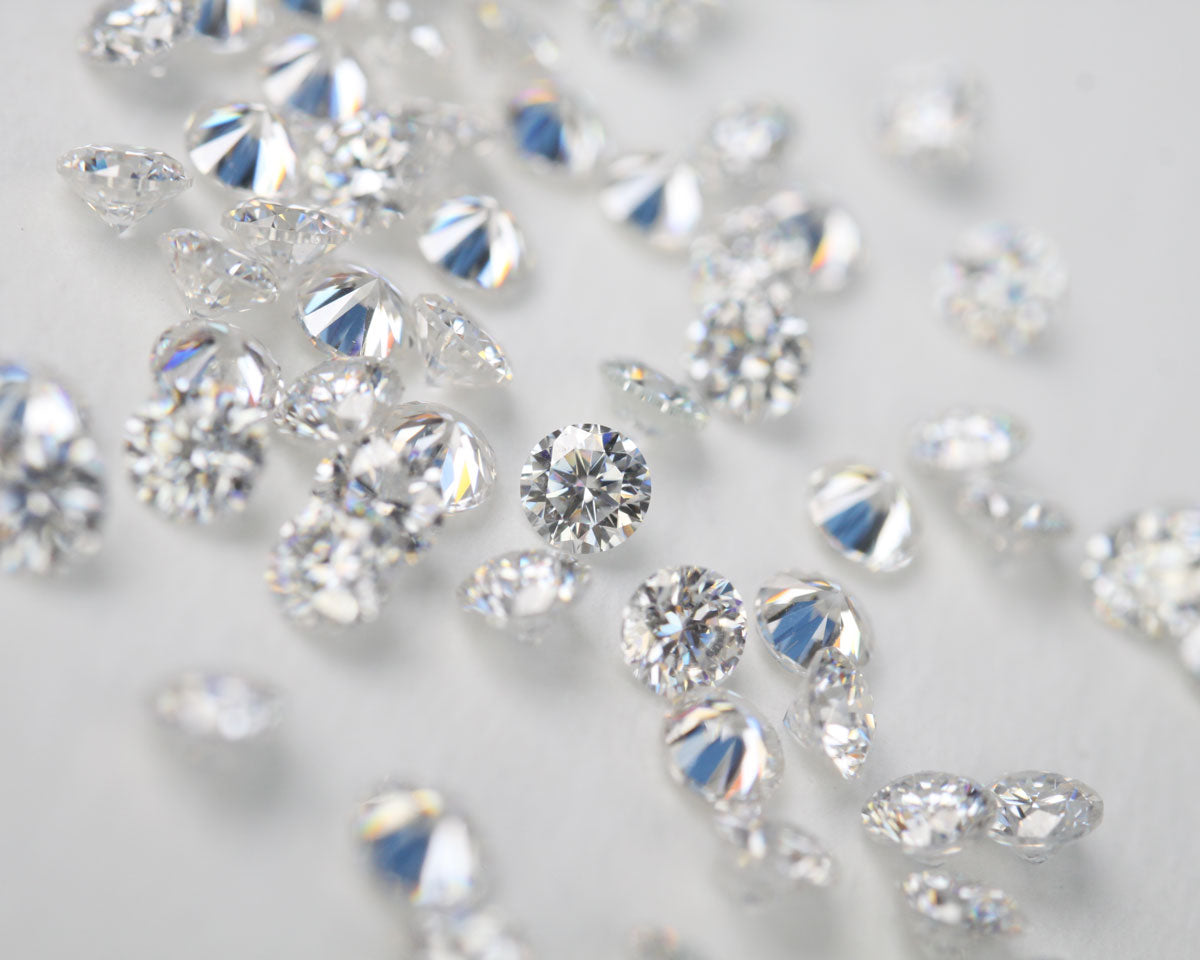 Diamant Vit rund 2 mm 0,03 ct Labbodlad