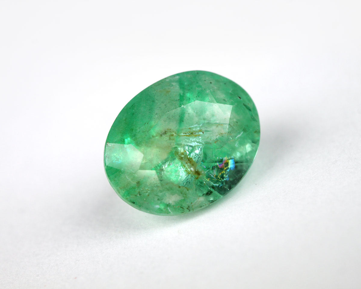 Shakiso Smaragd oval 3,43 ct Regnbåge
