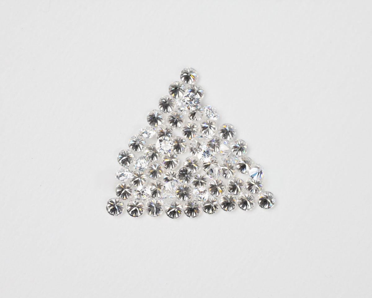 Diamant Vit rund 2 mm 0,03 ct Labbodlad