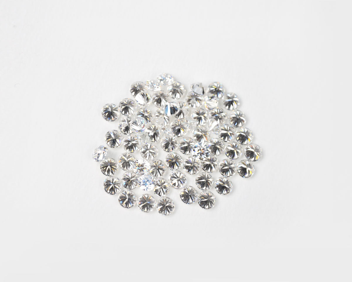 Diamant Vit rund 2 mm 0,03 ct Labbodlad