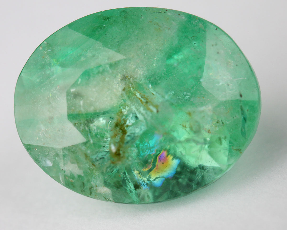 Shakiso Smaragd oval 3,43 ct Regnbåge