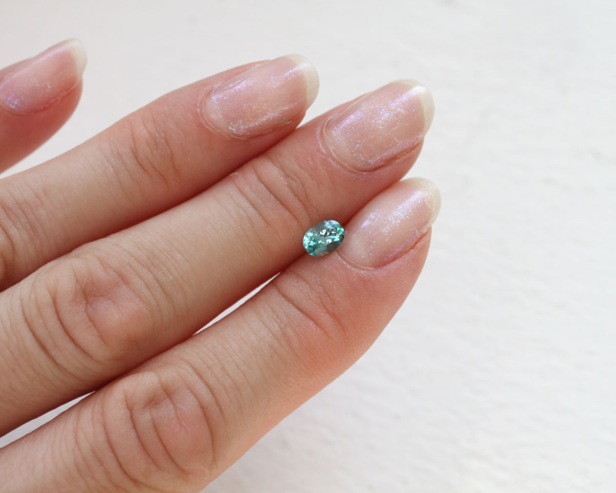 Paraiba Turmalin 5,5 mm 0,38 ct