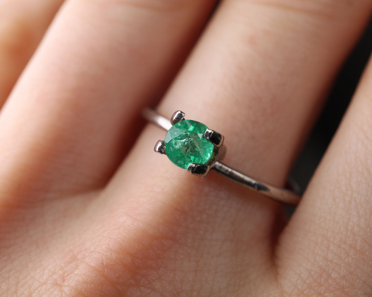 Shakiso Emerald round 0.45 ct