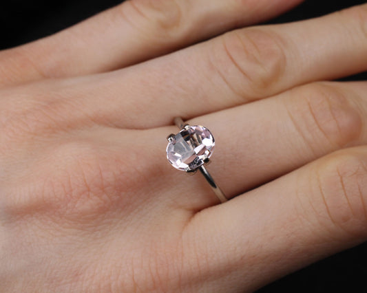 Spinell rosa oval puresse 3 st