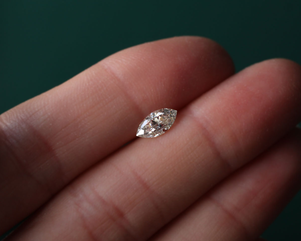 Diamant markis 8 mm 0,6 ct