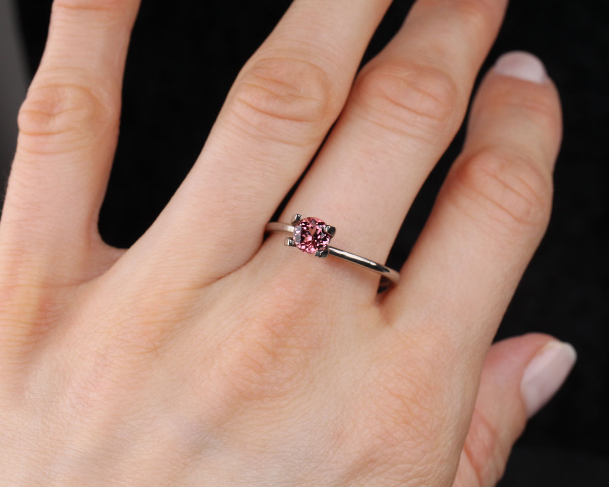 Turmalin Rosa rund 5 mm