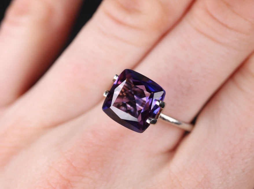 Safir square 10 mm 4,75 ct