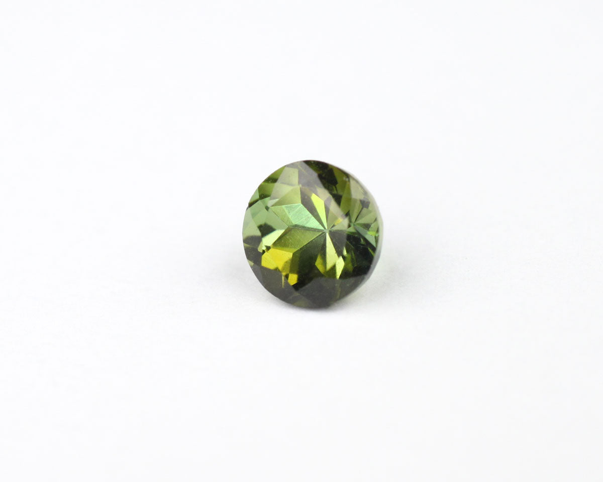 Turmalin grön rund 4 mm 0,35 ct