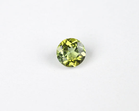 Turmalingrön rund 4 mm 0,25 ct