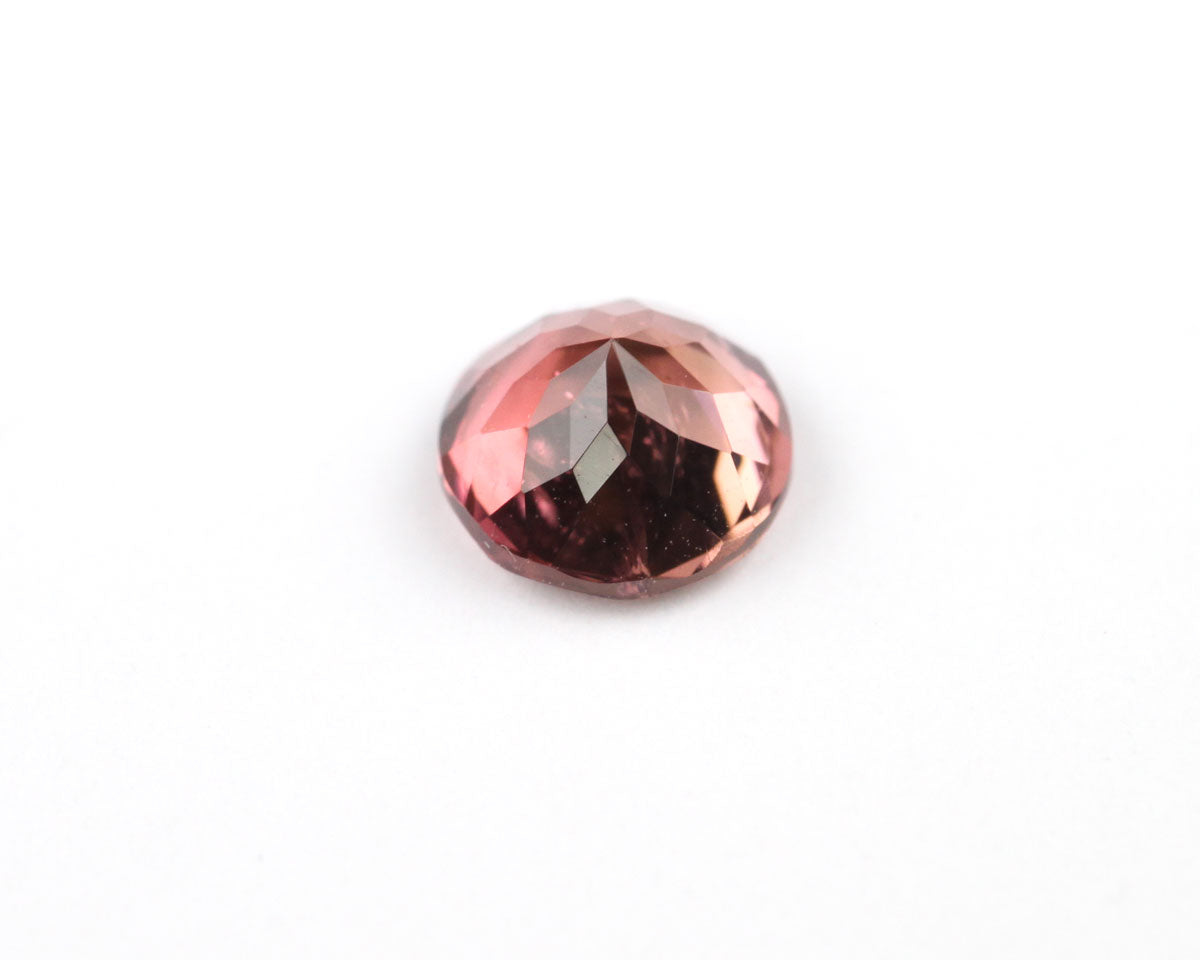Turmalin rosa orange rund 5 mm 0,45 ct