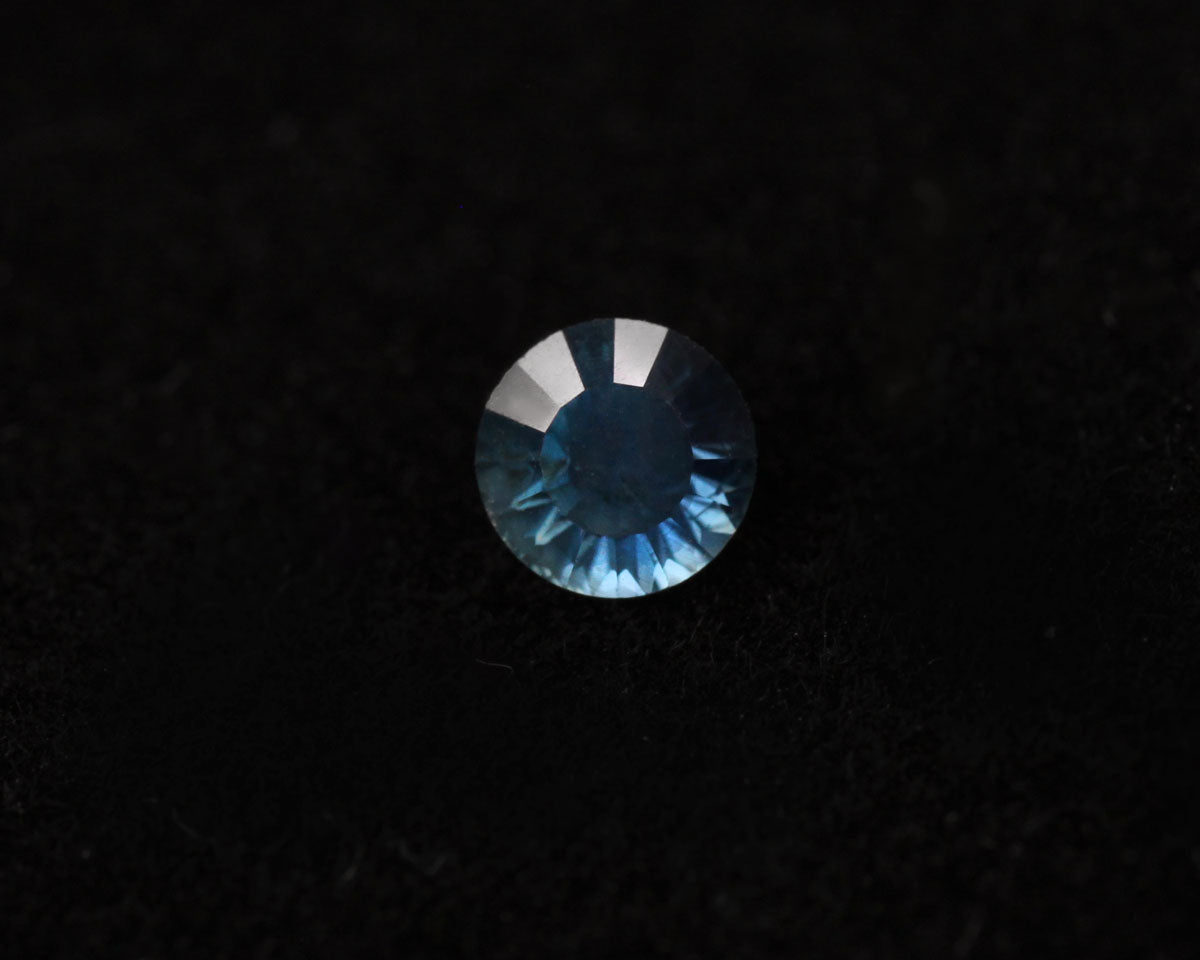 Blue sapphire round 0.36 ct