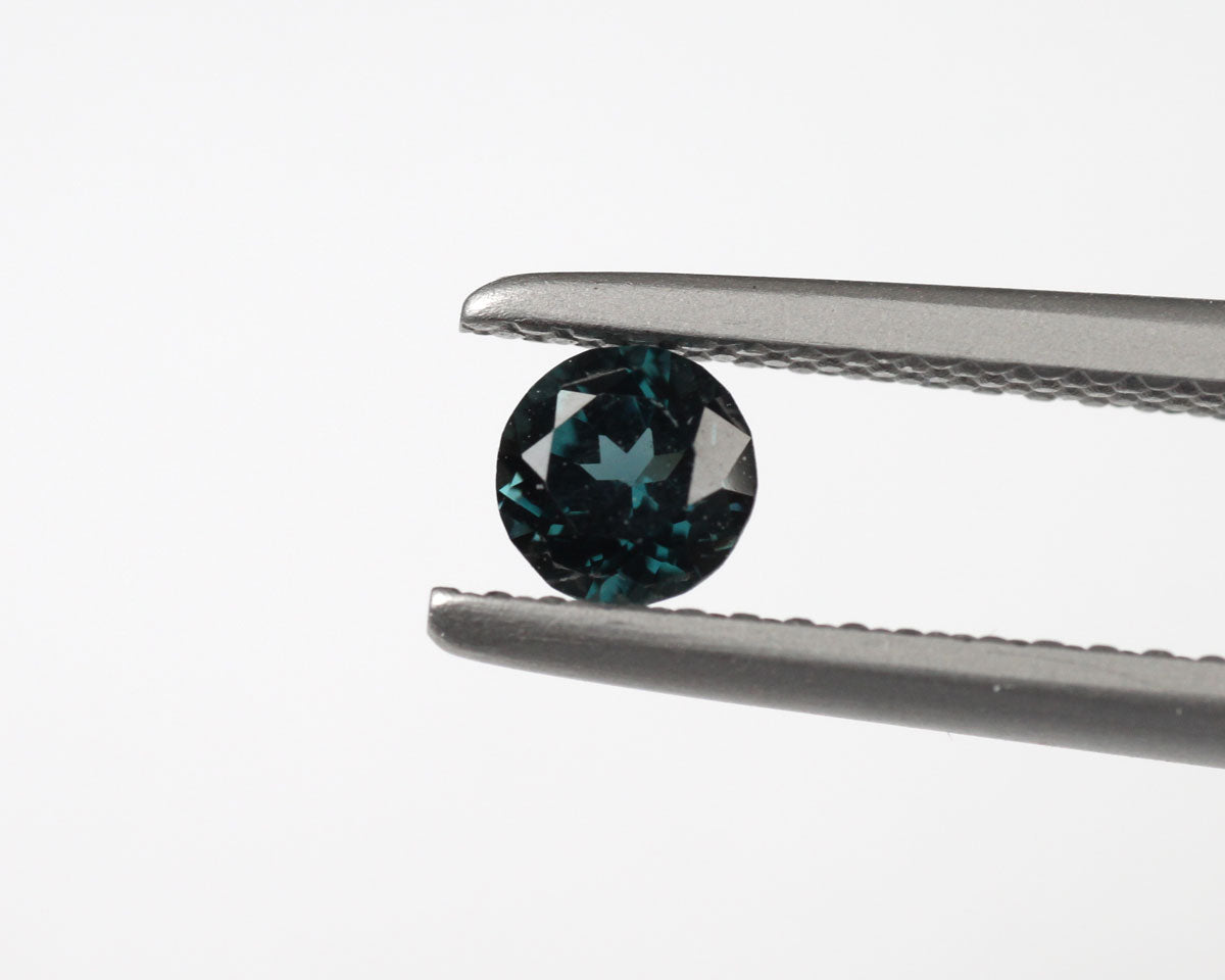 Spinel blå rund 4 mm 0,3 ct