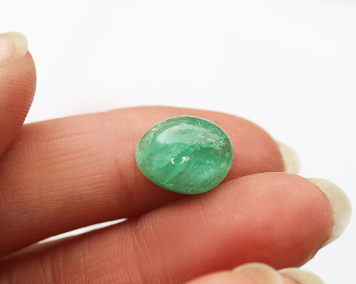 Emerald Cabochon 5.8 ct