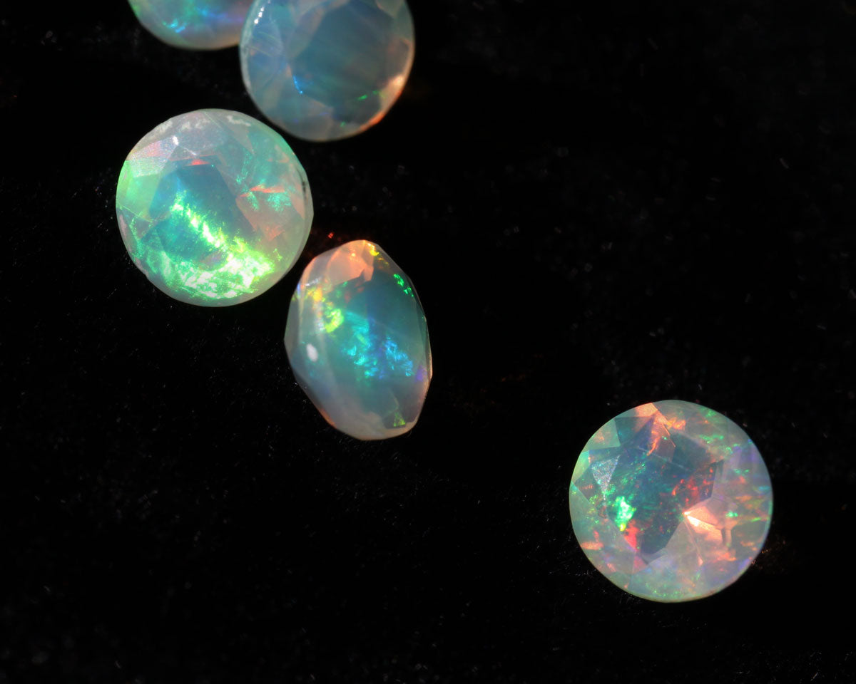 Wollo Opal Facet Rund 5 mm 0,35 ct
