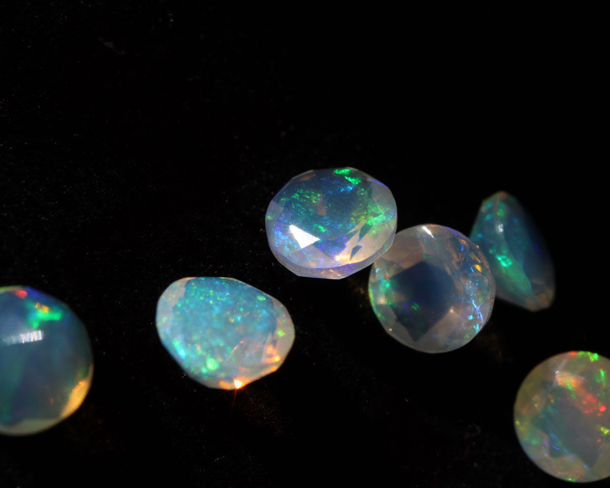 Wollo Opal Facet Rund 5 mm 0,35 ct
