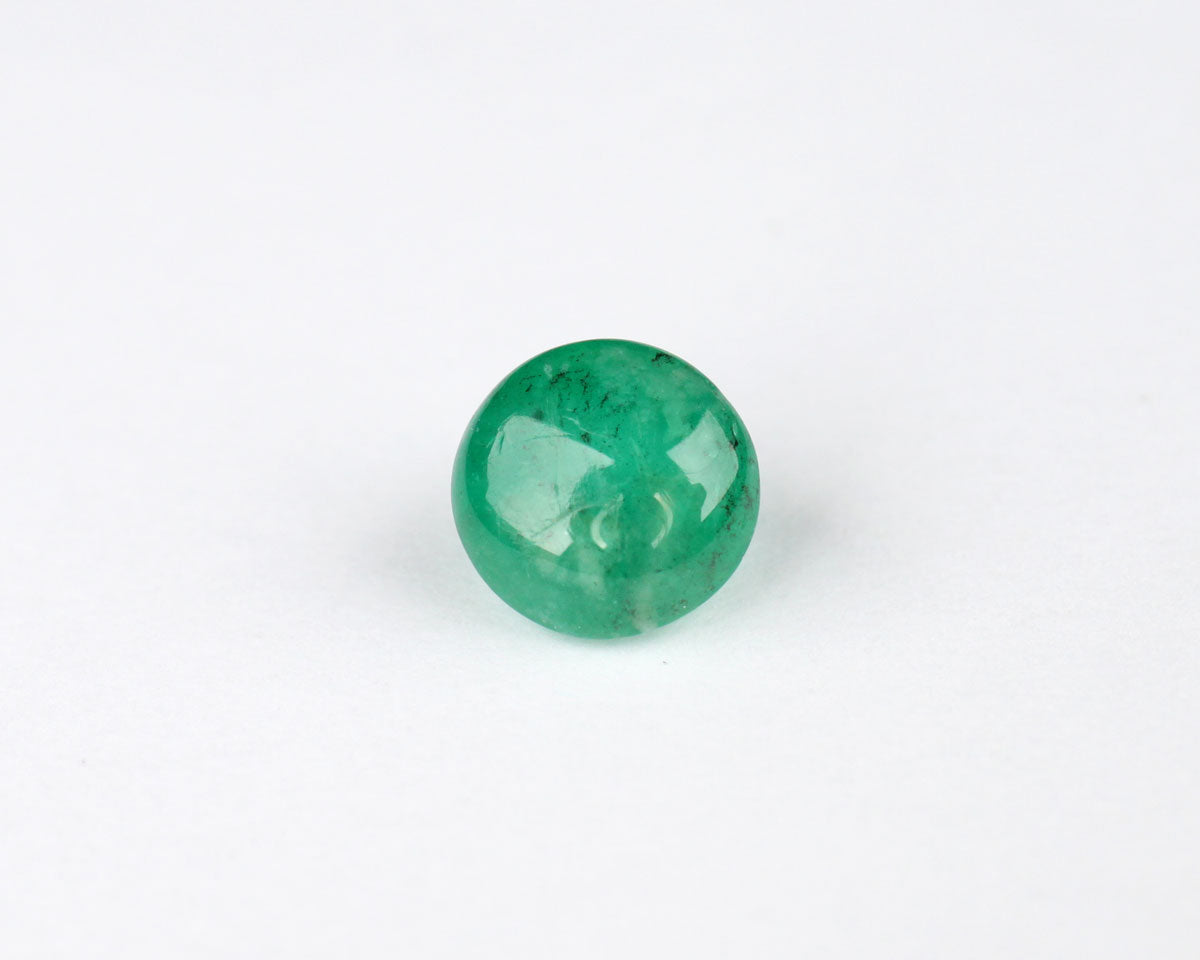 Shakiso Smaragd Cabochon rund 6mm 1,16 ct