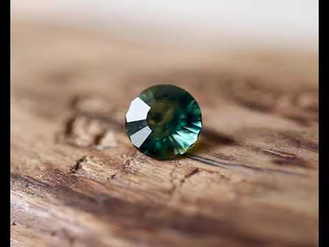 Safir rund 7 mm 1,38 ct