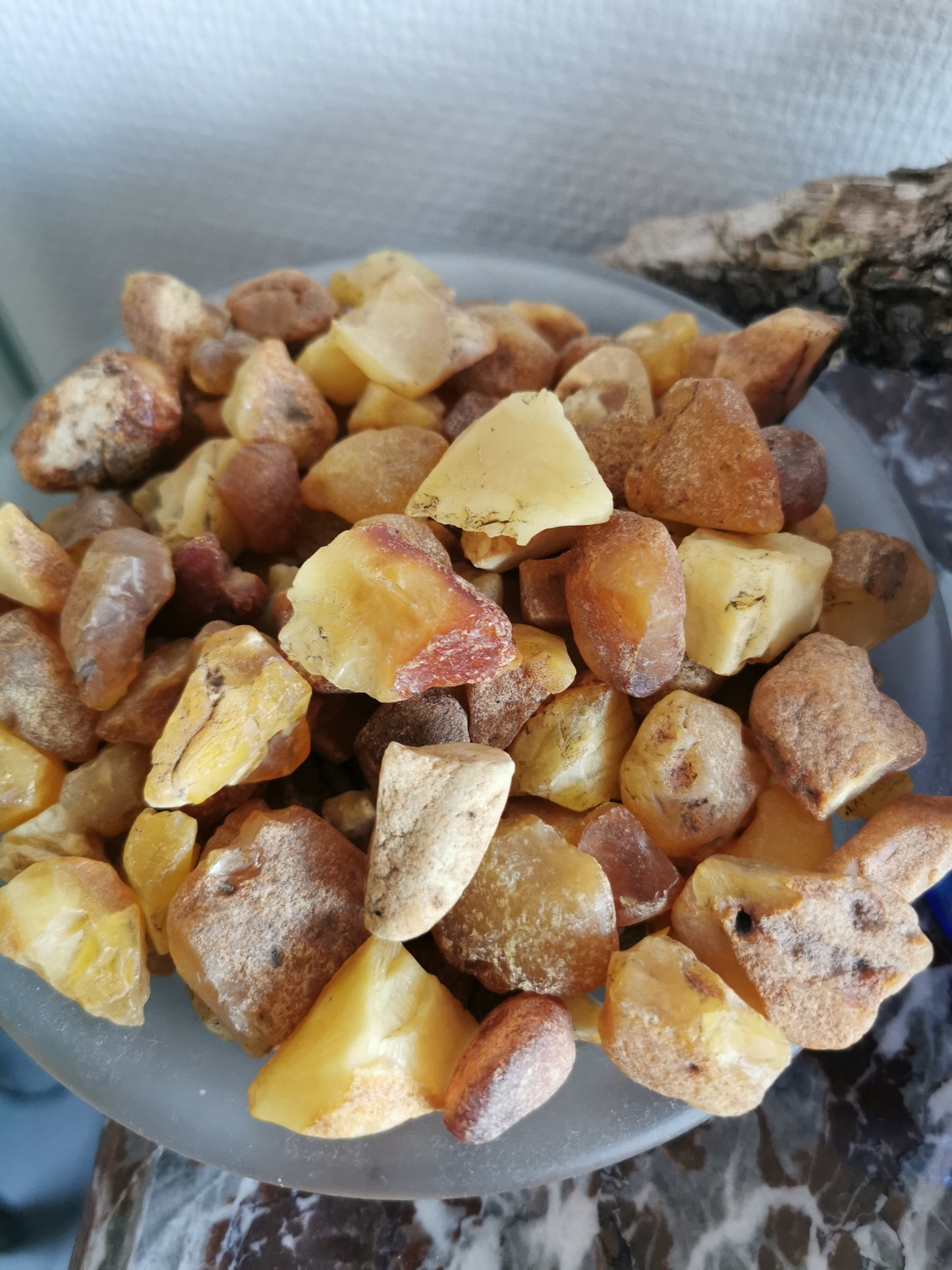 Baltic amber opaque