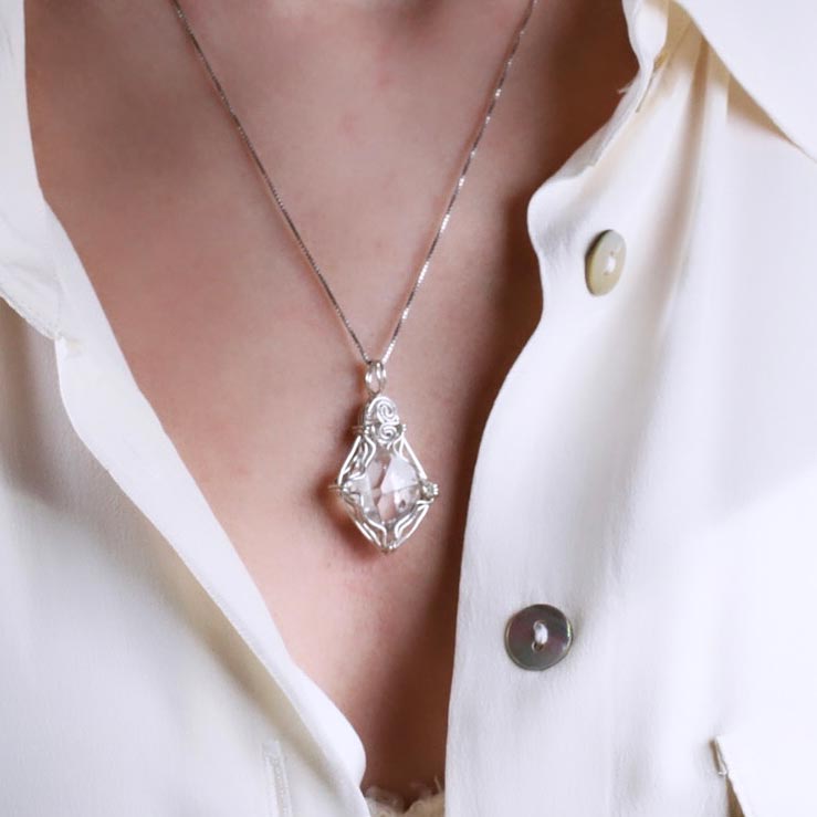 Herkimer Diamond Pendant #4