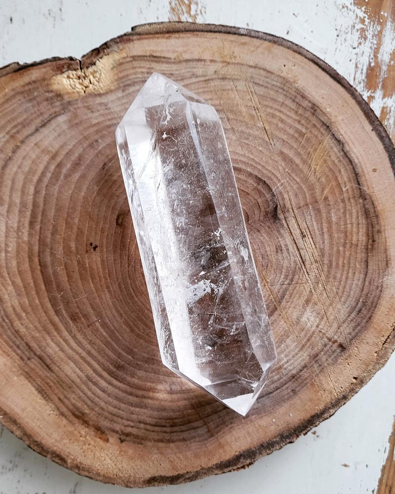 Rock Crystal Double Point
