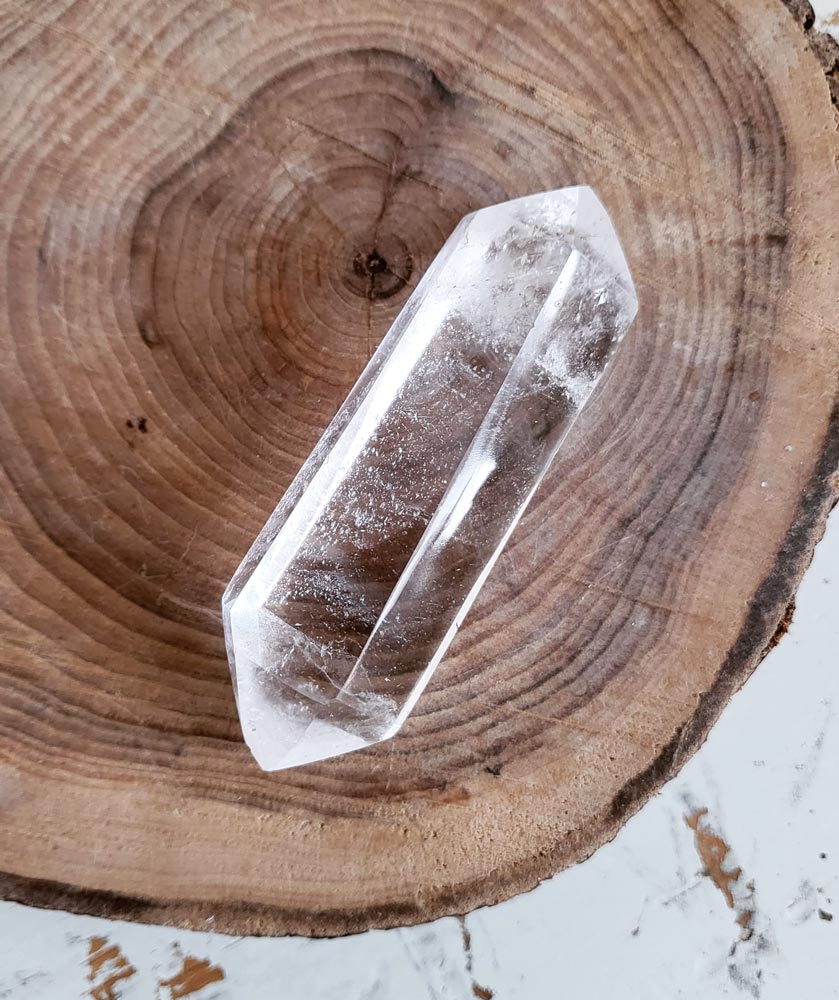Rock Crystal Double Point
